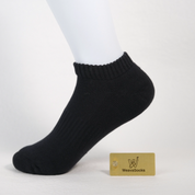 Women's 92% Cotton Terry Cushion Low Cut Socks - product photo showing cushioned comfort