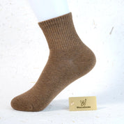 Women's 98% Cotton High-Density Ribbed Crew Socks