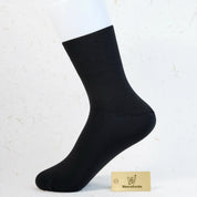 Women's 98% Cotton Relaxed-Fit Heather Crew Socks