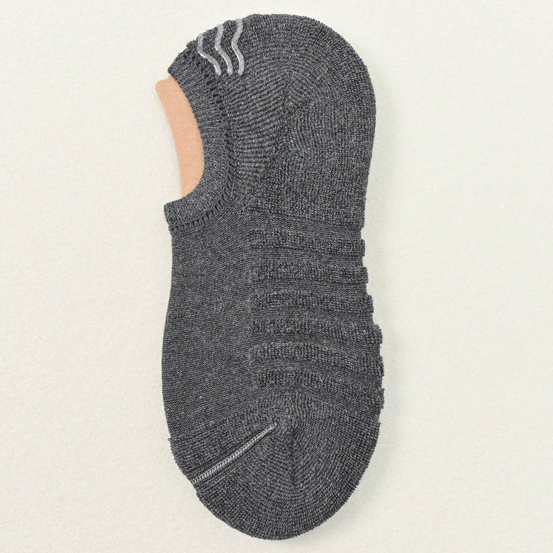 Men's 92% Cotton Cushioned Invisible Socks