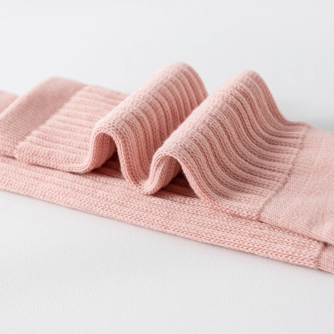 Women's Terry-Lined Pilates 92% Cotton Socks - product photo showing cushioned comfort