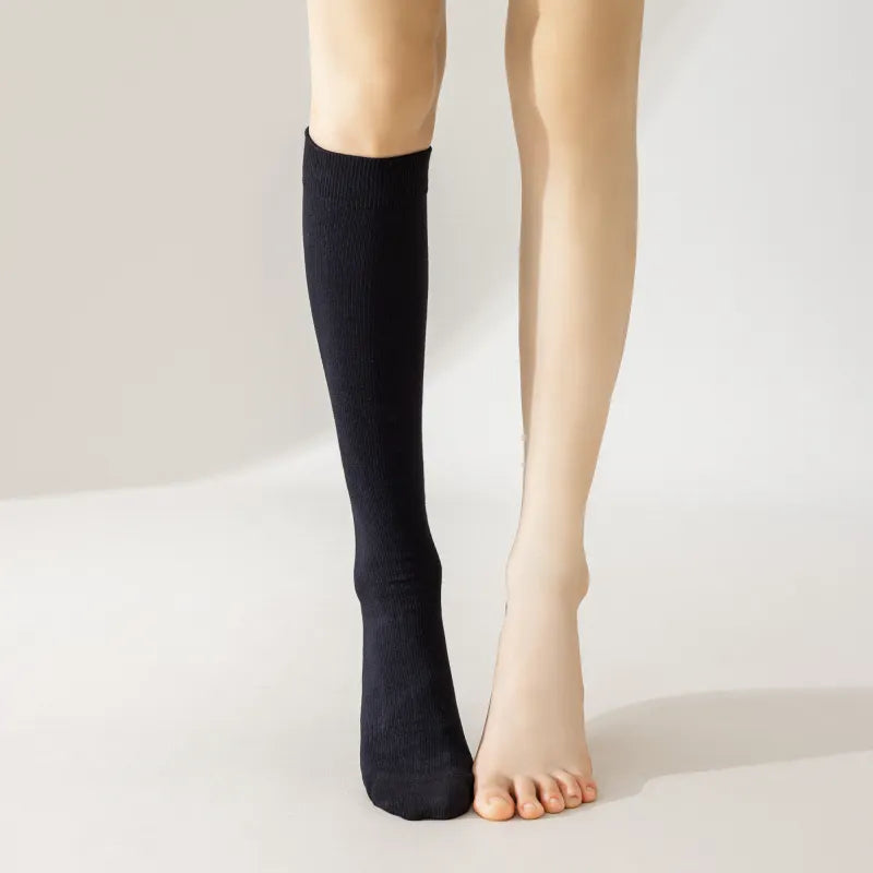 Knit Knee-High Socks