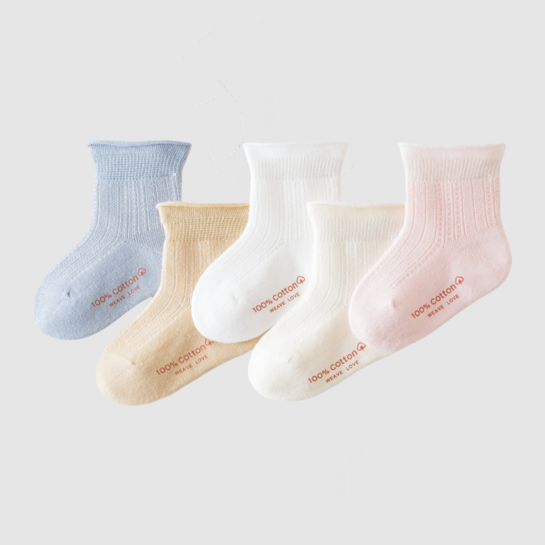 Babies' Cuffed Ankle Socks -1 Pack