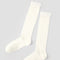 Women's Sheer Pointelle Calf Socks - product photo showing seamless stretch comfort