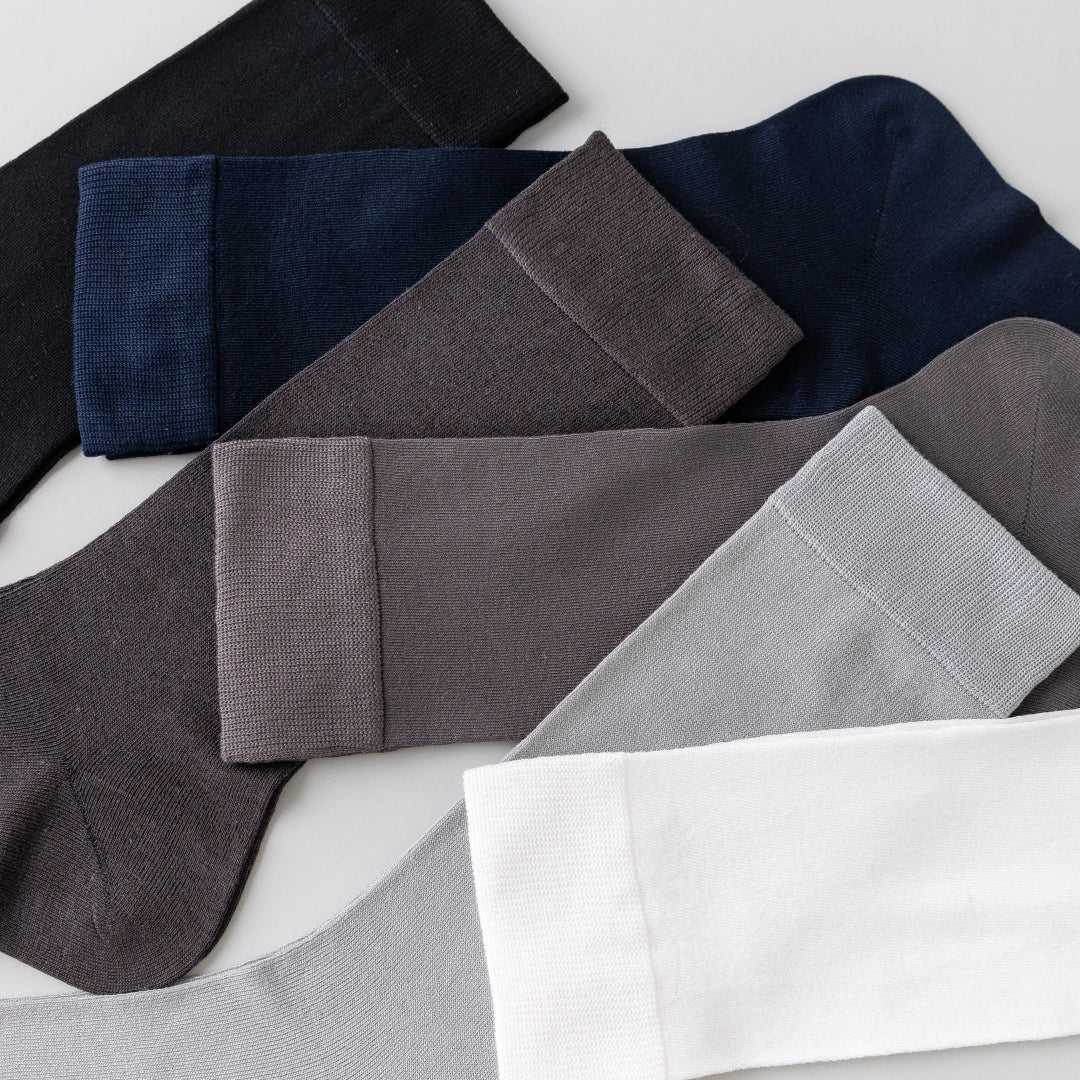 Men's Luxury 6A Silk Dress Crew Socks