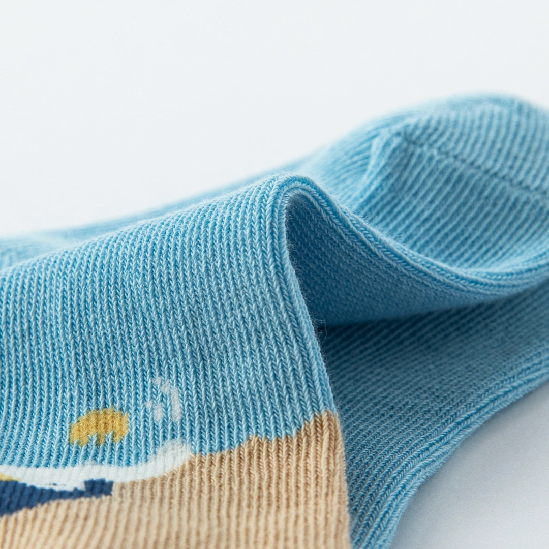 Baby’s Happy Penguin Cotton Crew Socks 4-Pack