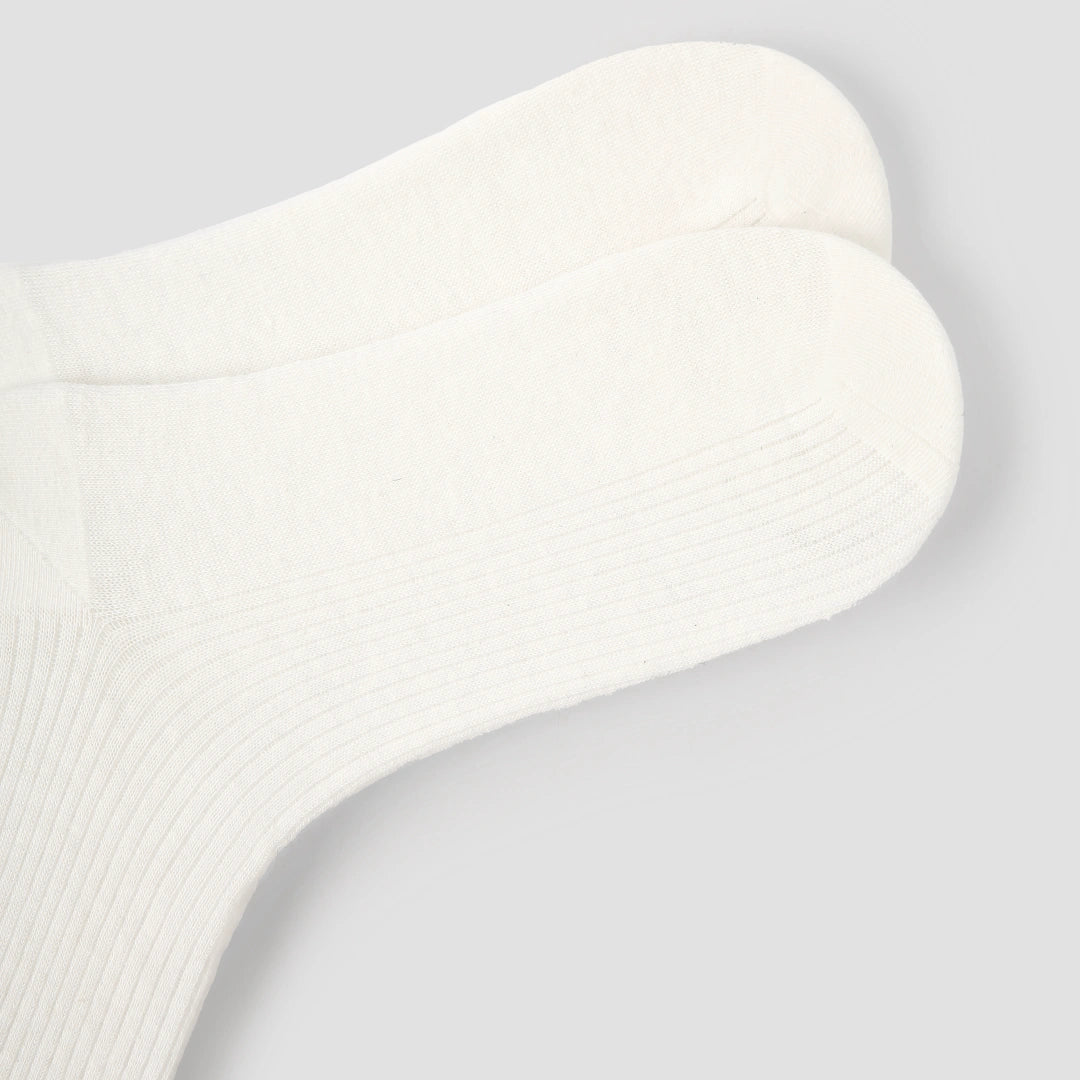 Women's Sheer Diamante Bow Calf Socks - product photo showing seamless stretch comfort