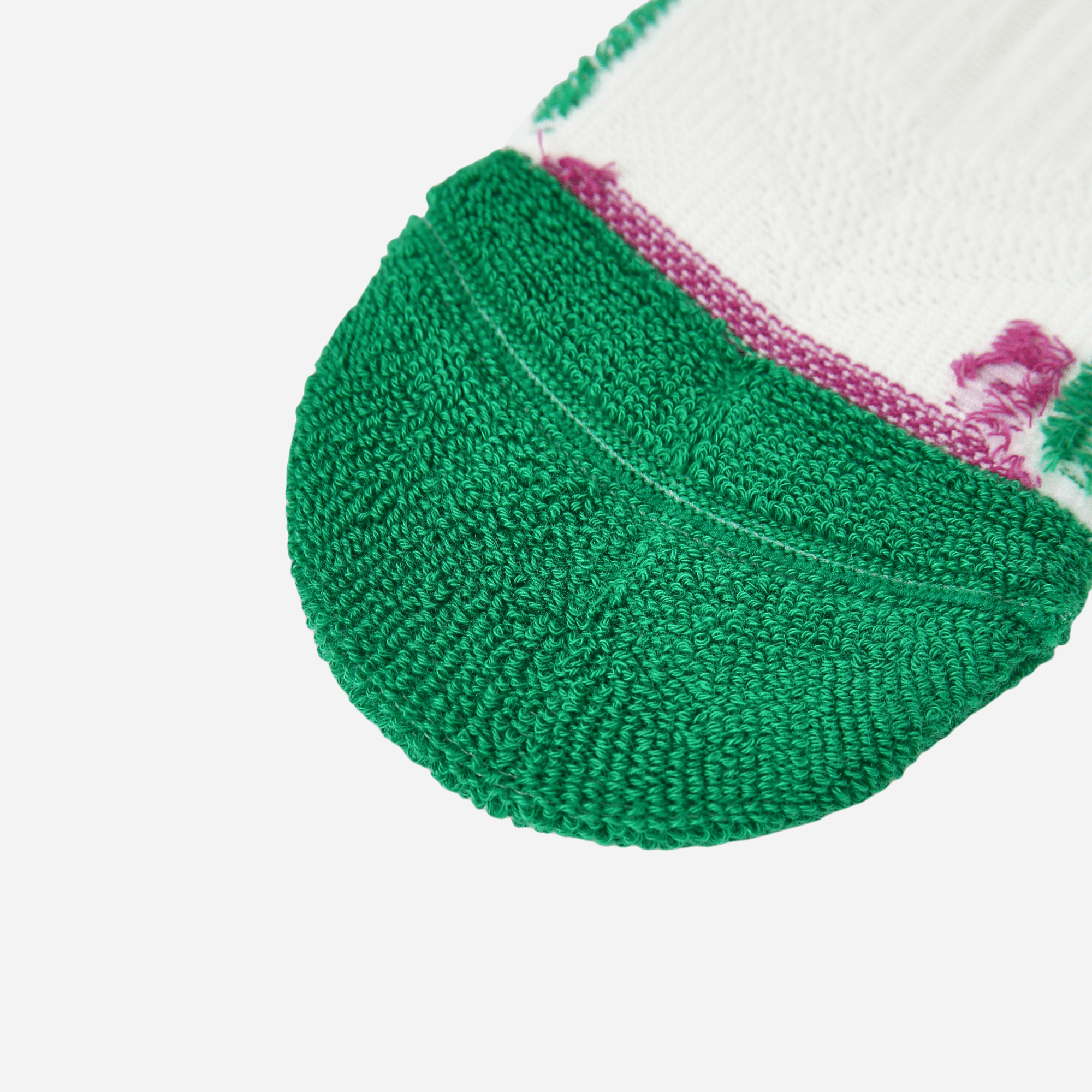 Women's Performance Cushioned Crew Socks - White / Forest / Berry