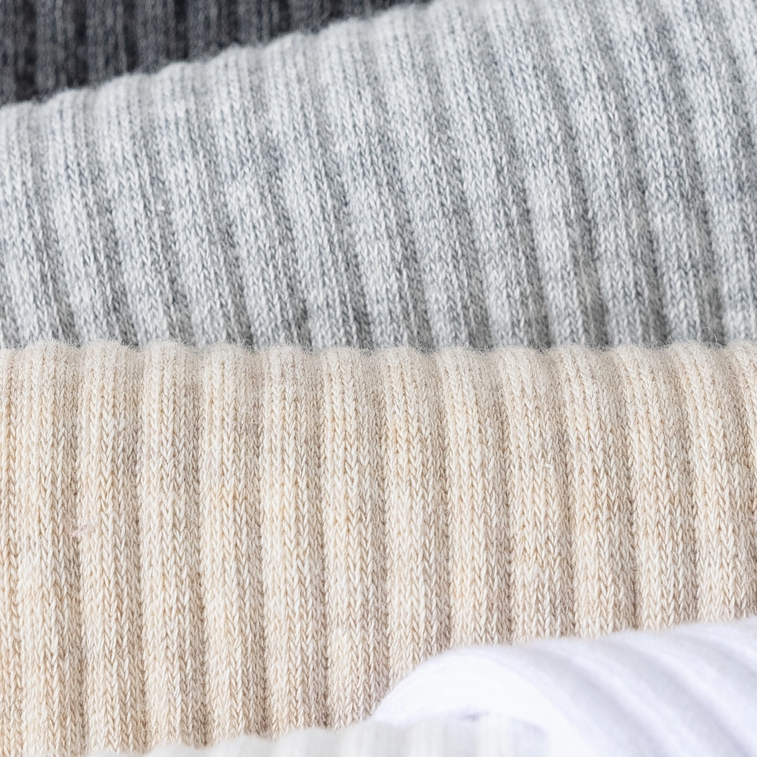 "Titan Mesh" Big & Tall Men's Crew Socks - product photo showing breathable mesh comfort
