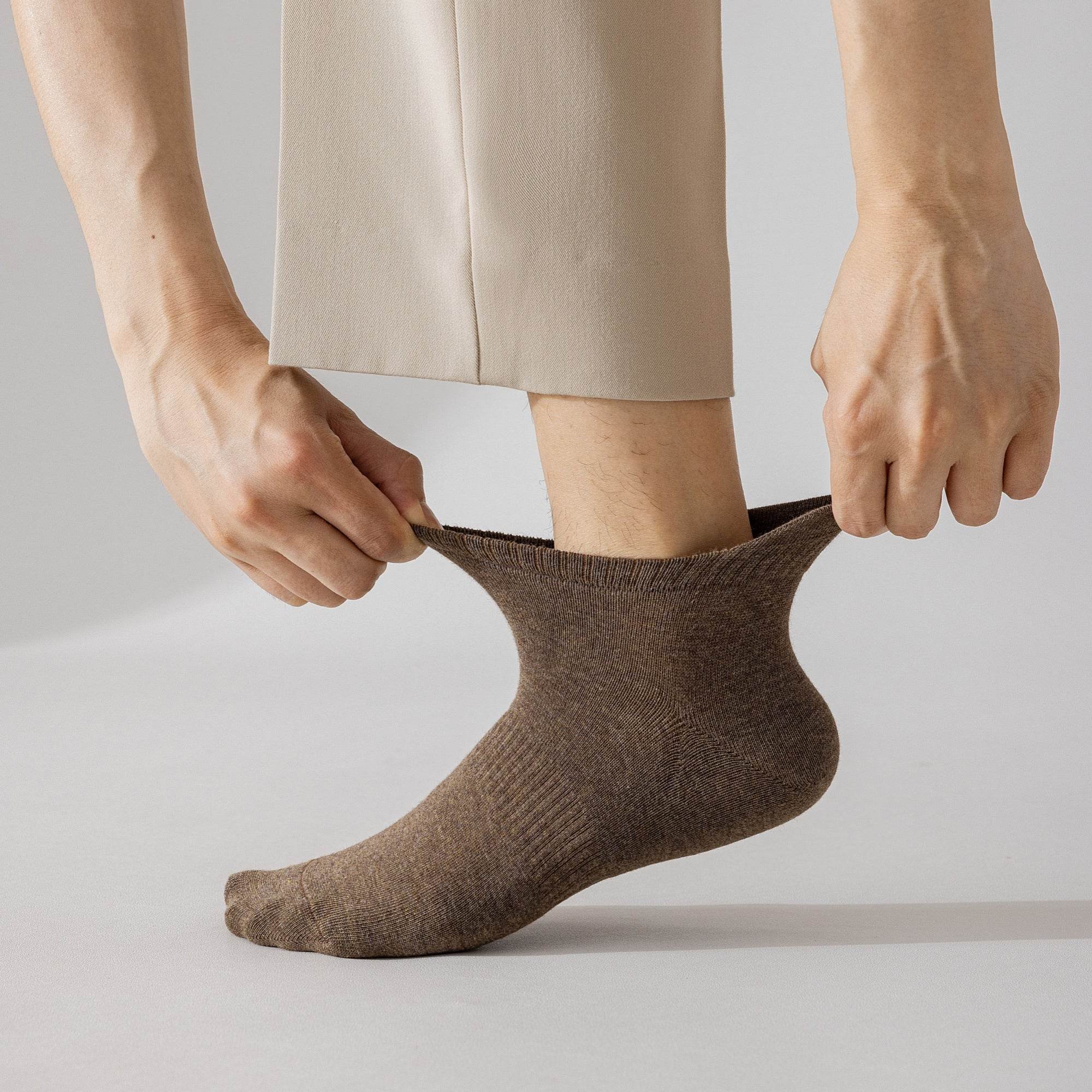 Men's All-Day Comfort Low-Cut Socks-5 Pack