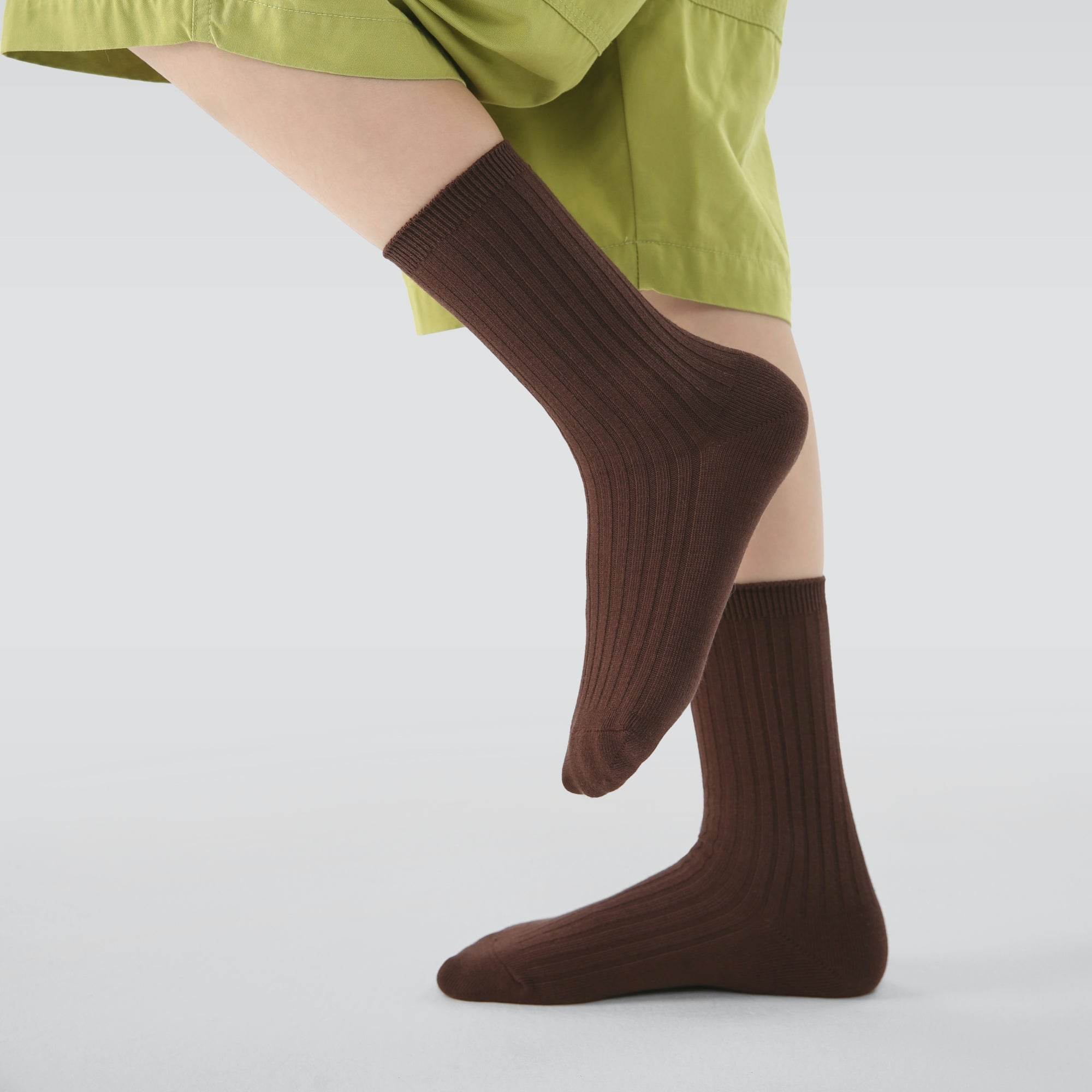 Kid's The Essential Ribbed Crew C-5 pack - Weavasocks