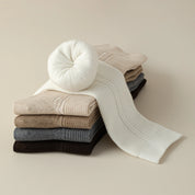 Silk Blend Cable Socks