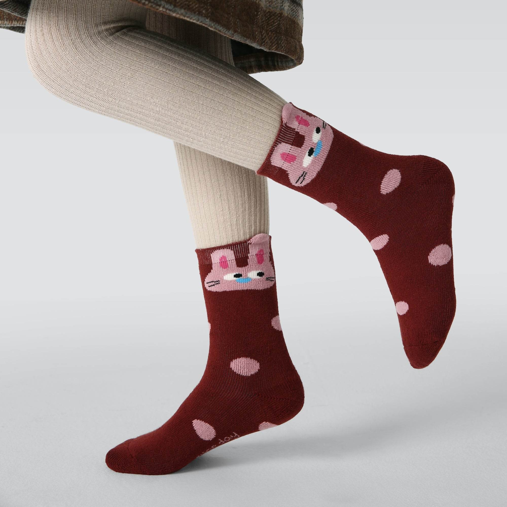 Kid's The Rockstar Bunny Socks-5 pack - Weavasocks