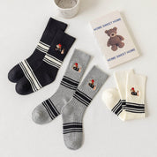 Kid's Preppy Pup Crew Socks - 2 Pairs - Weavasocks