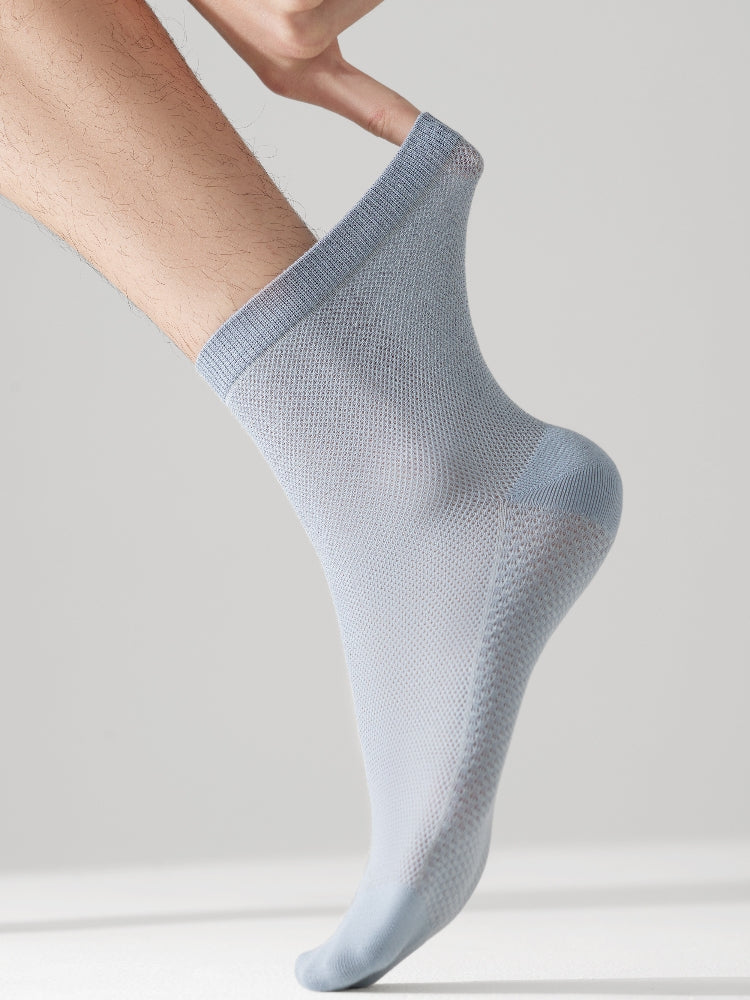 Men's Cotton Mesh Crew Socks-1 Pack