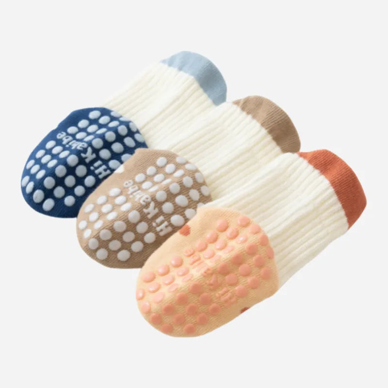 Babies Joyful Grip Socks-3 Pairs