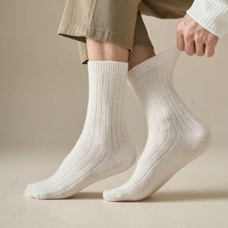 Men's All-Season Merino Ribbed Socks