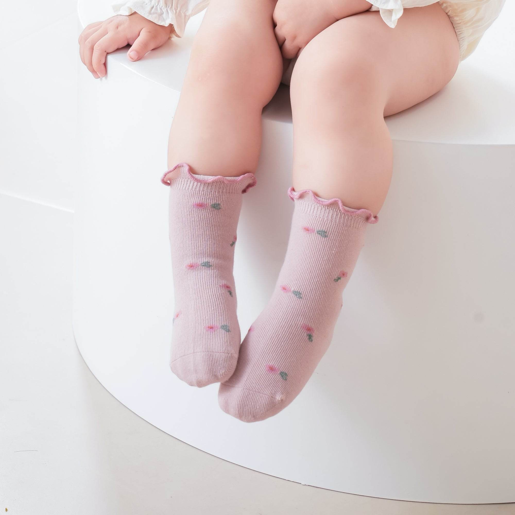Babies The Wildflower Socks-3 pack - Weavasocks