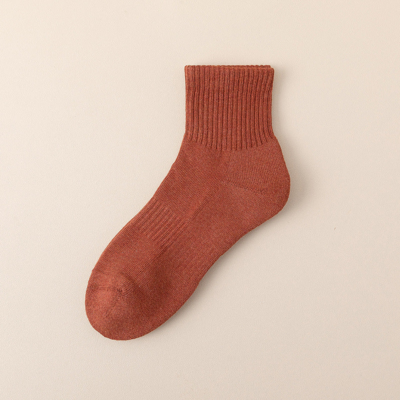 Durable Cotton Rib Socks