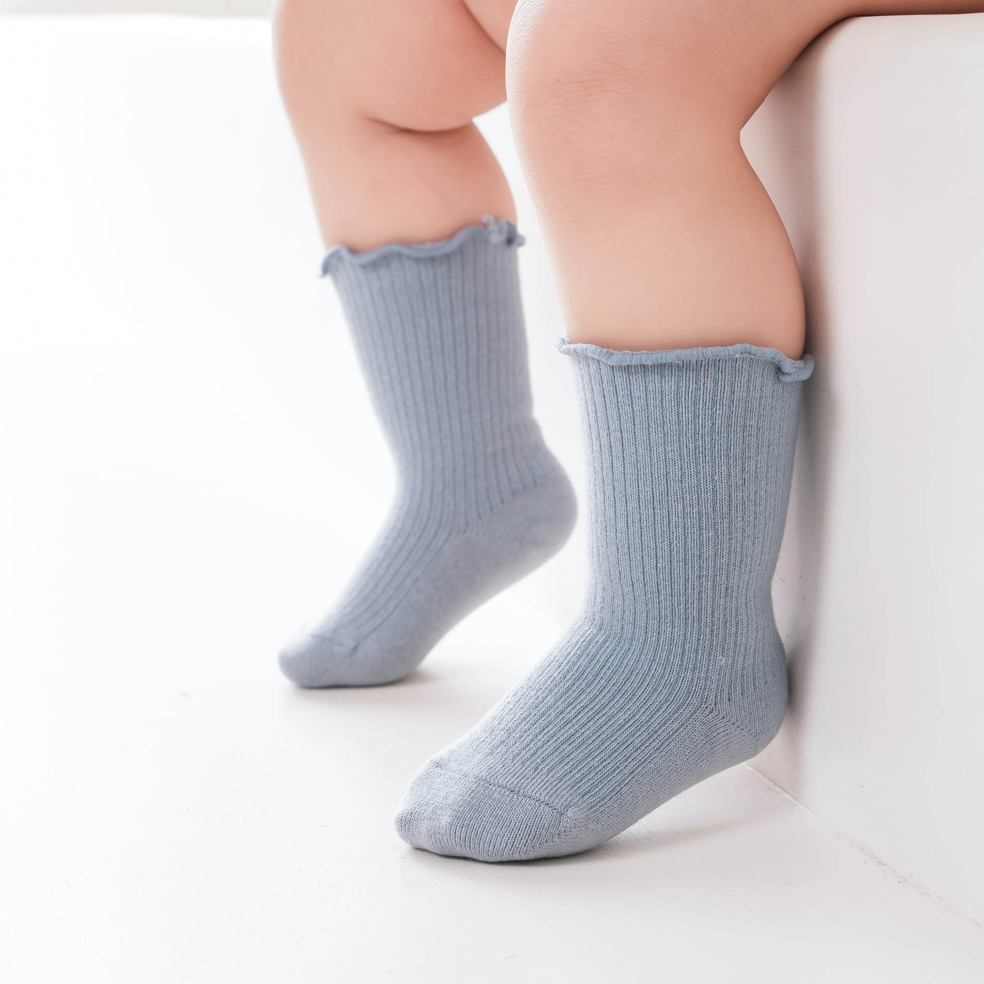 Babies The Ruffle Cuff Basics-3 pack - Weavasocks