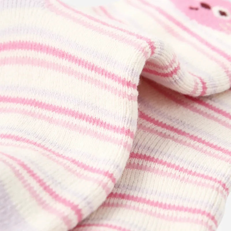 Kid's Kawaii Animals Crew Socks - 5 Pairs