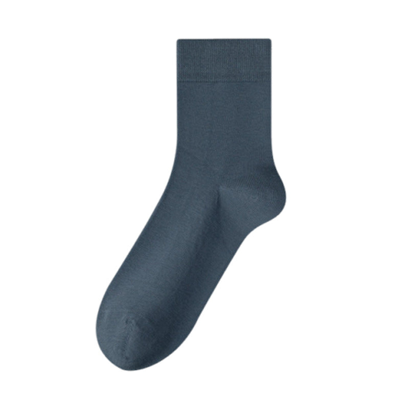 Men's 98% Premium Cotton Business Crew Socks