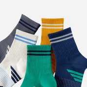 Kid's Athletic Outdoor Crew Socks - 5 Pairs - Weavasocks