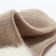 Baby’s Snowy Day' Fuzzy Chenille Cuff Boot Socks