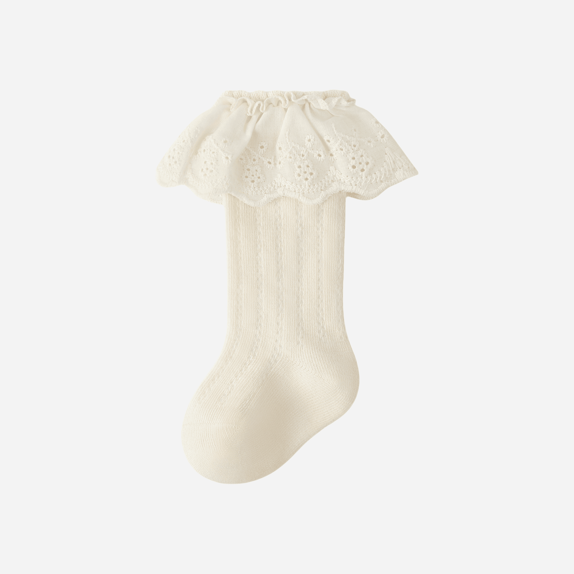 Babies Victorian Lace Knee Highs-3 Pack - Weavasocks
