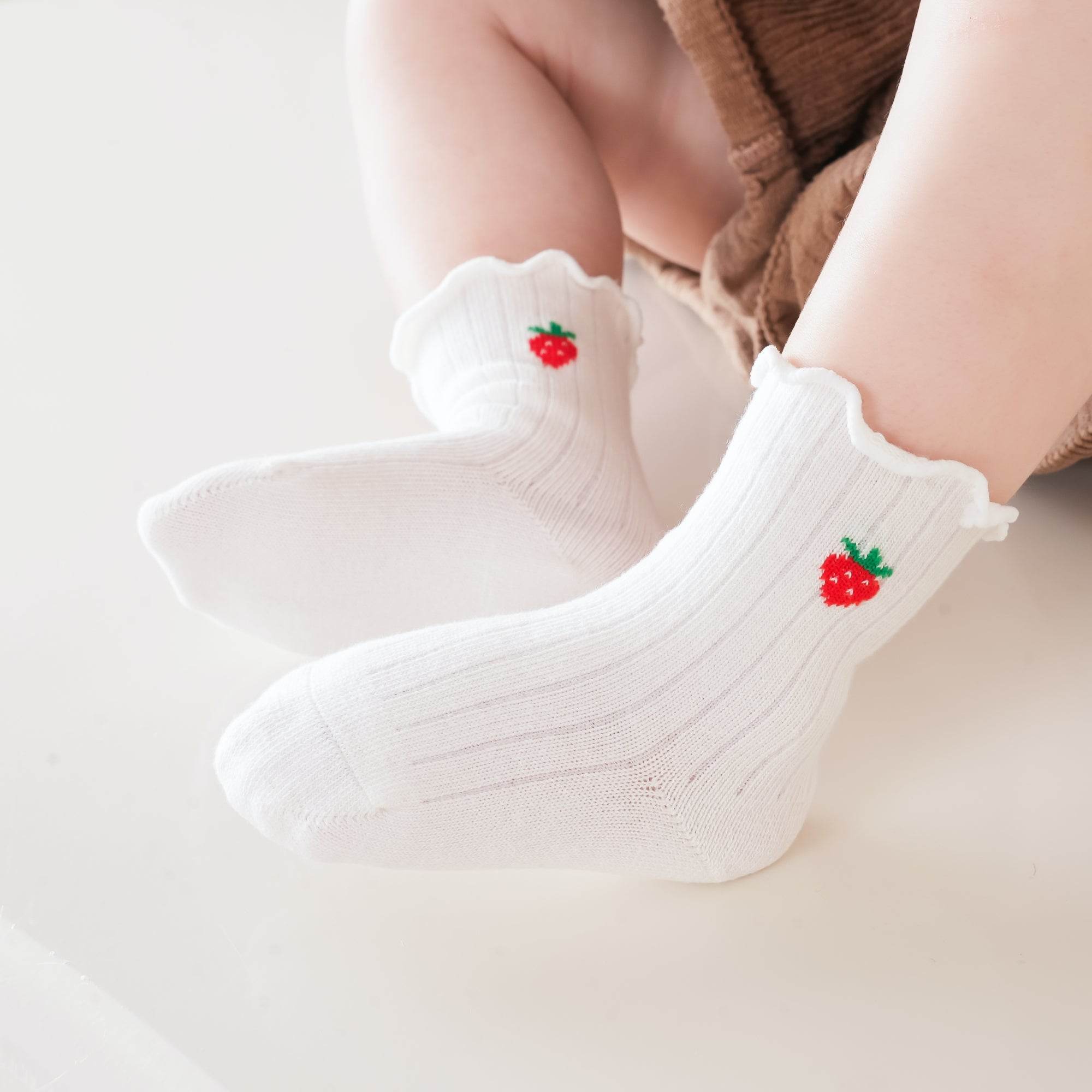 Babies Berry Cute Crew Socks-3 pack - Weavasocks