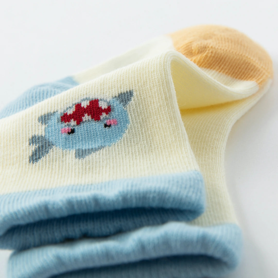 Baby’s Ocean Adventure Crew Socks 4-Pack