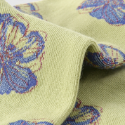 Women's Designer 3D Botanical & Shimmer Floral Crew Socks (3-Pack)
