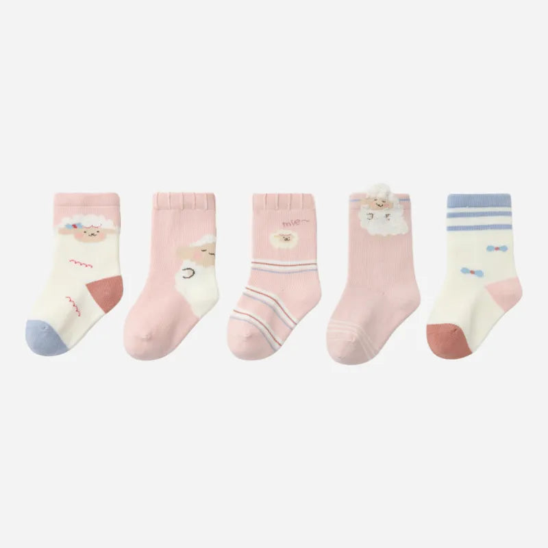 Babies The Counting Sheep Socks-5 Pairs