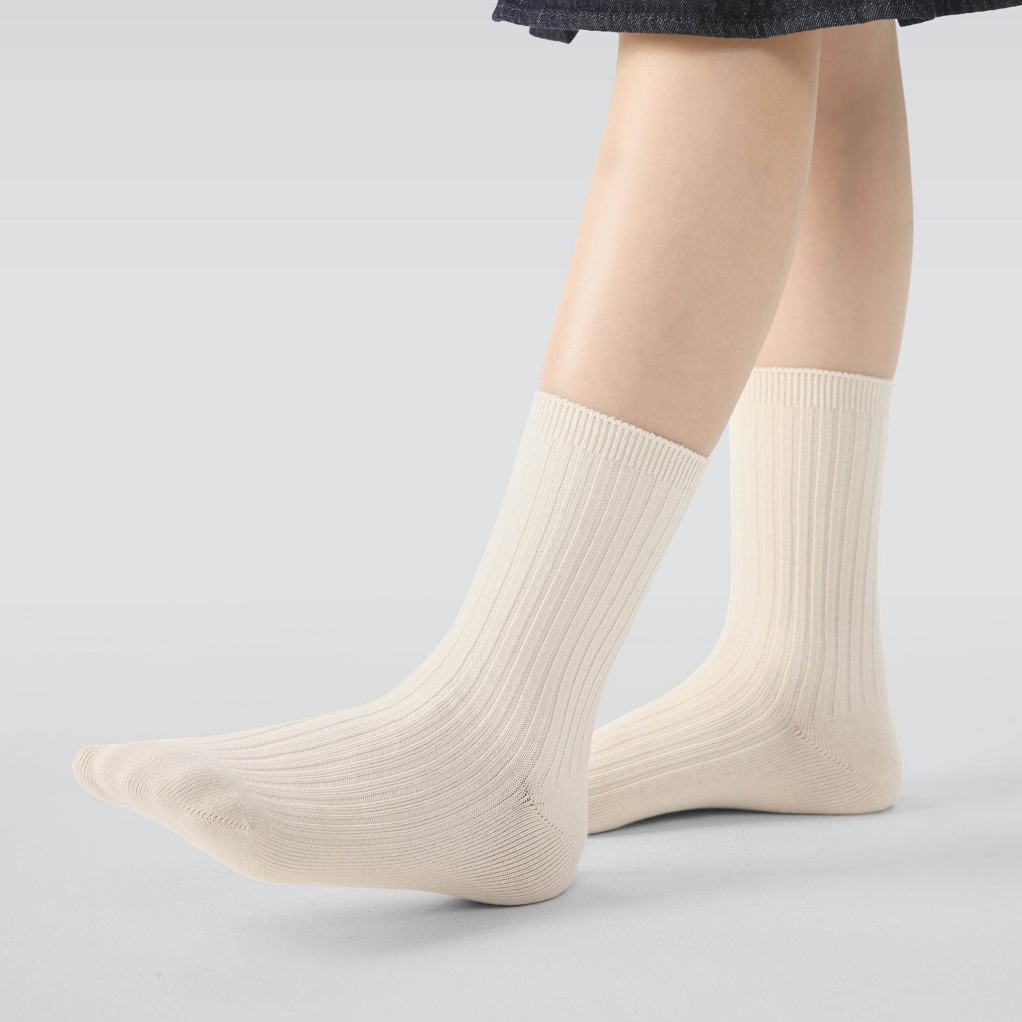 Kid's The Essential Ribbed Crew A-5 pack - Weavasocks