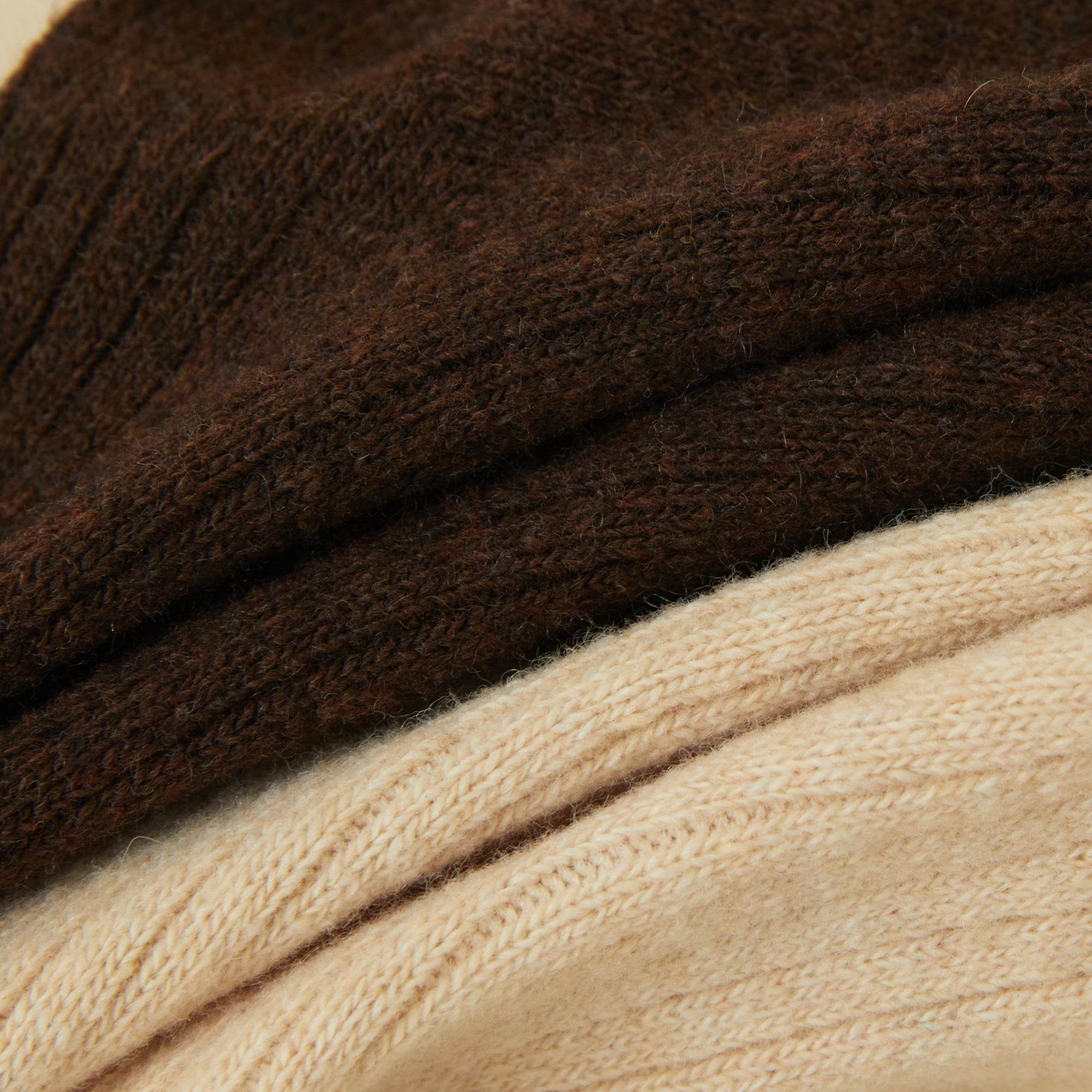 Women's Classic Merino Wool Ribbed Socks - Single Pair