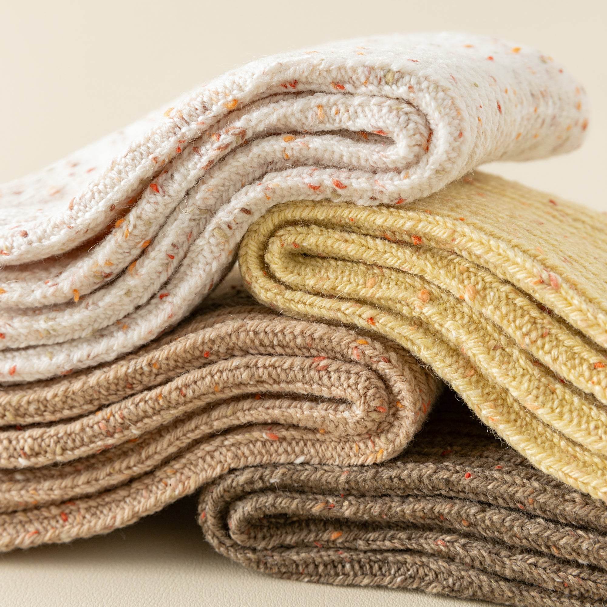 Women's Cozy Flecked Ribbed Socks - 4 Pairs