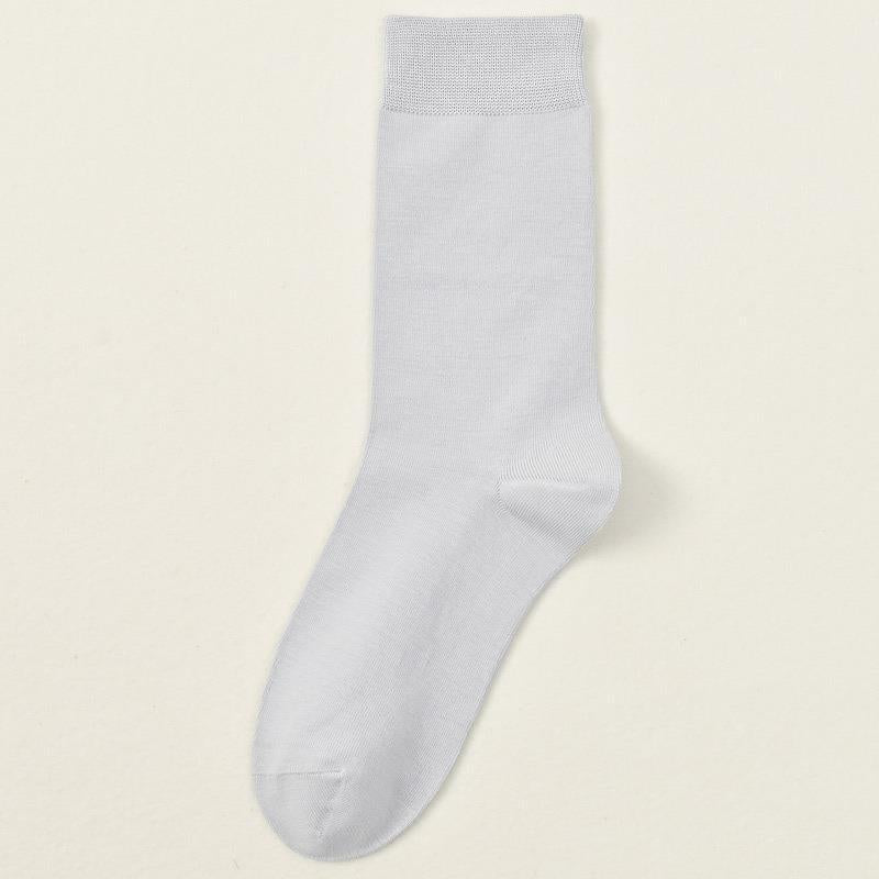 Men's 95% Silky Cotton Extended Business Crew Socks
