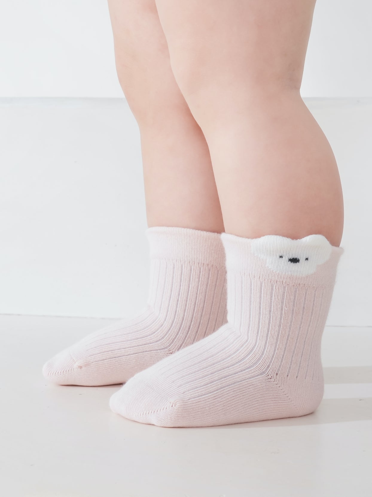 Babies' Ribbed Crew Socks-3 Pack