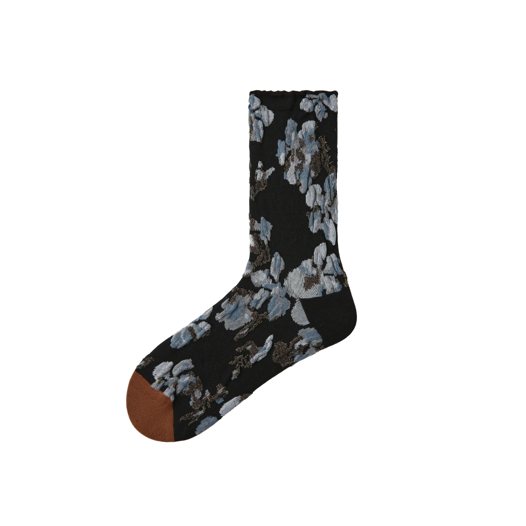 Jacquard Crew Socks