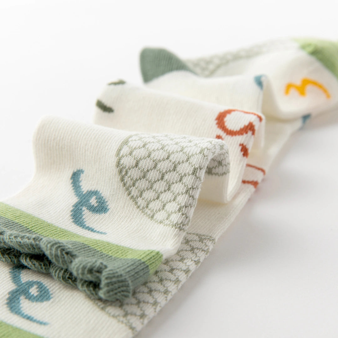 Baby & Toddler Cotton Crawling Knee-High Socks 3-Pack - sock set showing soft cotton comfort