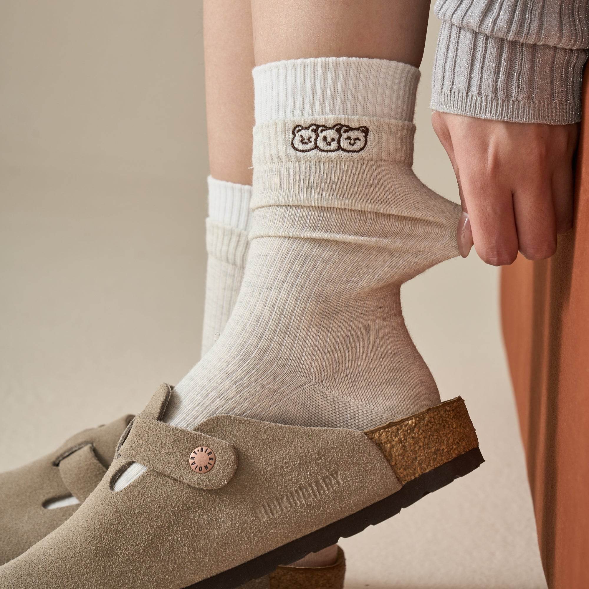 Women's Athleisure Ribbed Crew Socks - Single Pair