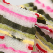 Aura Prism Creative Sheer Art Socks 3-Pack - sock set showing secure grip comfort