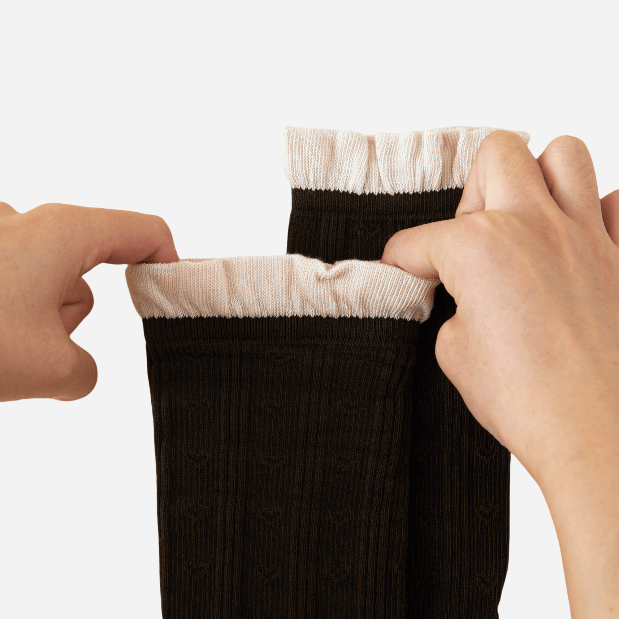 Women's Preppy Cotton Ribbed Socks - Single Pair