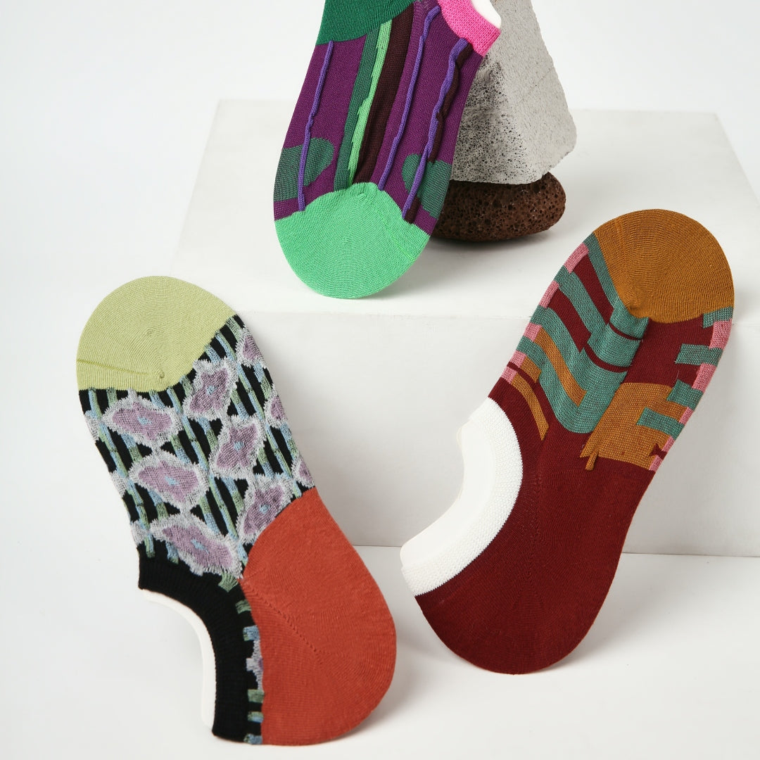 Abstract No-Show Socks