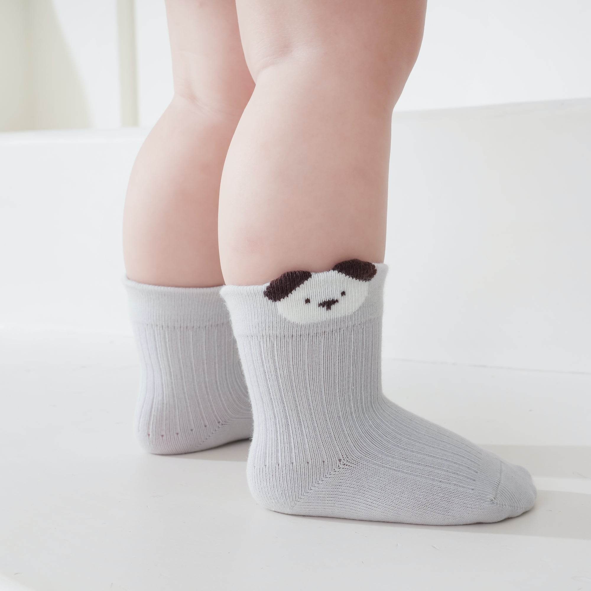 Babies Animal Cuffed Socks-3 pack - Weavasocks