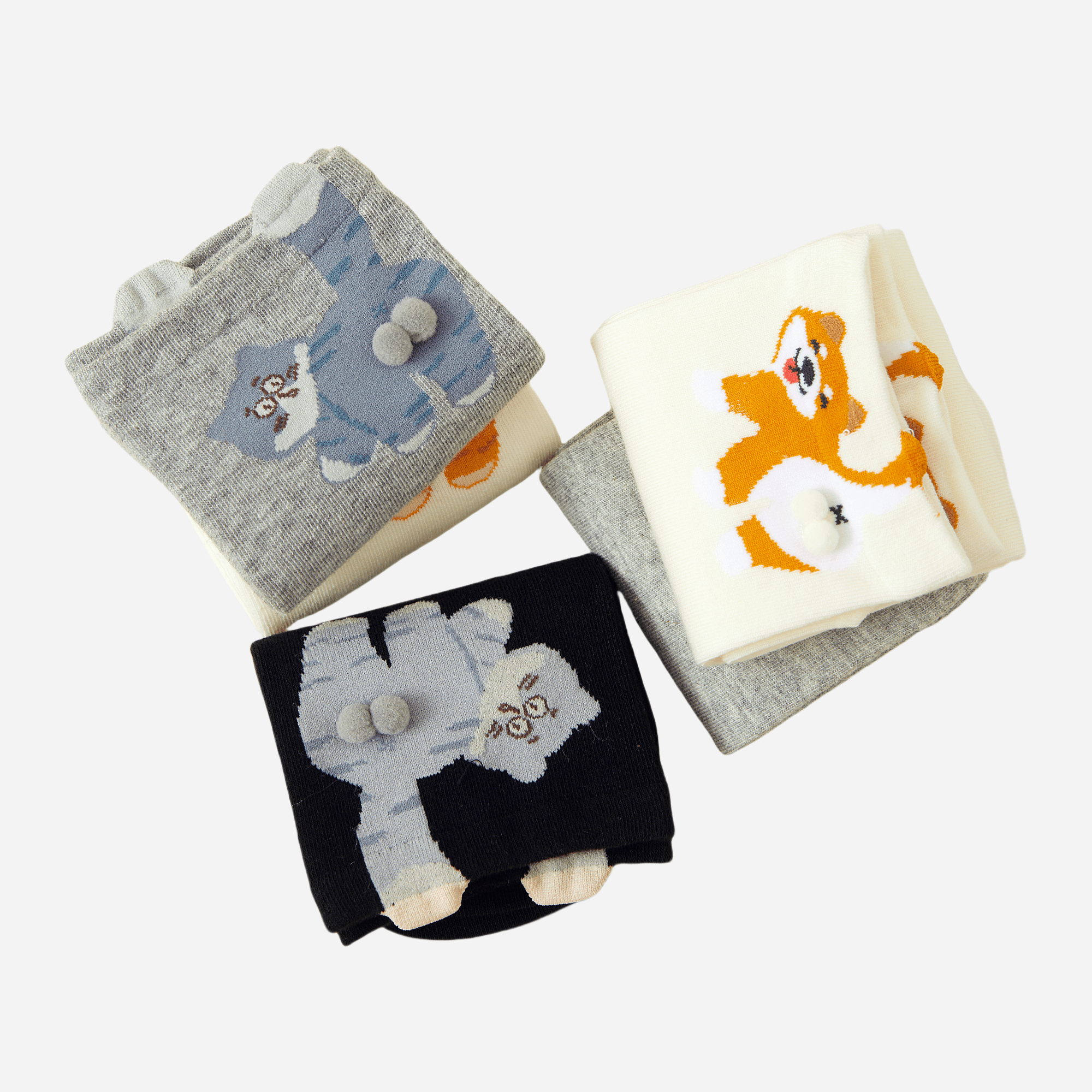 Women's Cute 3D Novelty Animal Socks - Single Pair