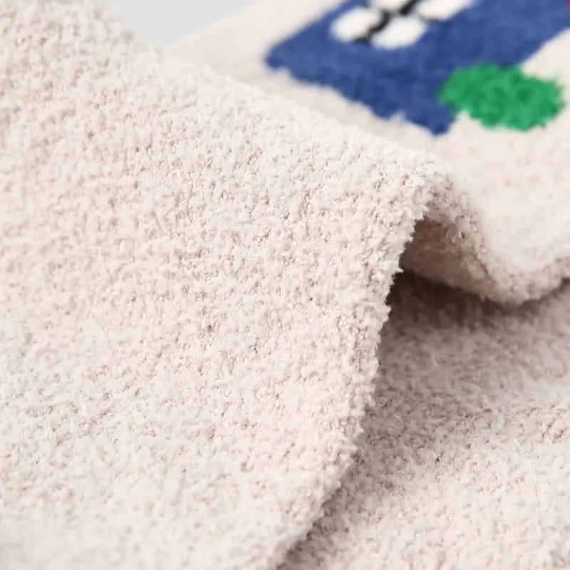 Kid's Night Cozy Fuzzy Socks - 4 Pairs