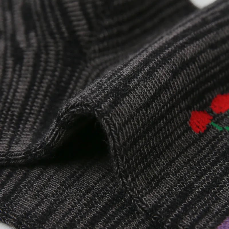 Kid's Girls' Preppy Charm Crew Socks - 5 Pairs