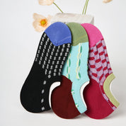 Patterned No-Show Socks
