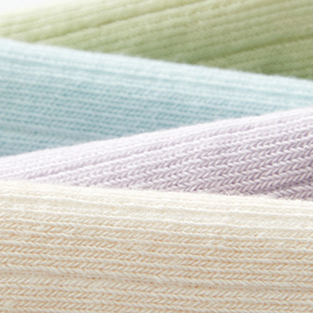 Kids' 97.3% Premium Cotton Solid Crew Socks 5-Pack